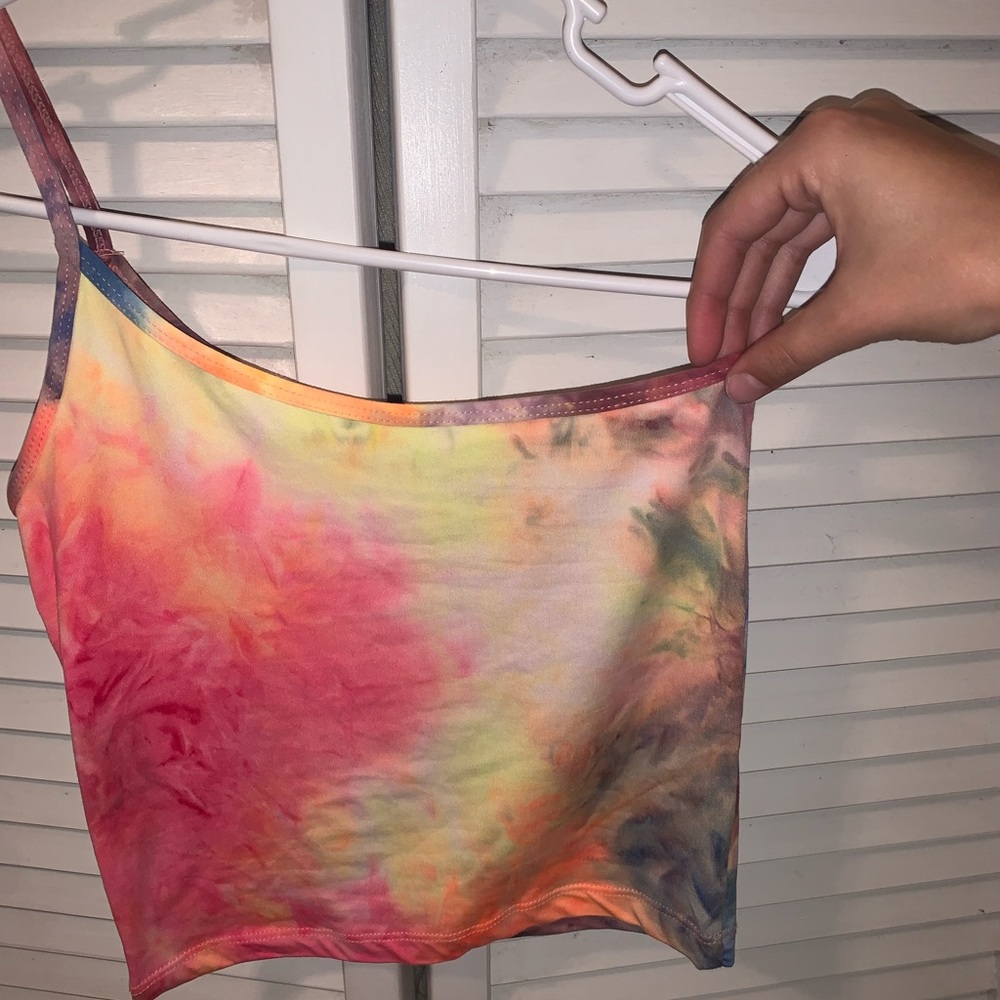 Fun One Strap Tye Dye Top!
